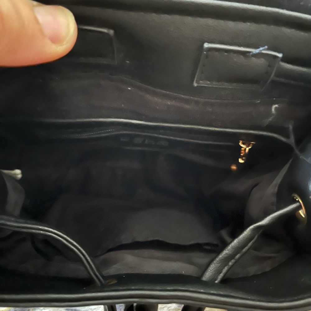 Bebe Euc Black Mini Backpack - image 8